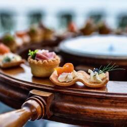 Prosciutto And Salmon Canapes